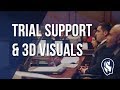 Motionlit  winning trial support  3d visuals