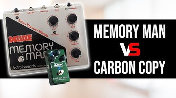 MXR Carbon Copy vs Electro-Harmonix Deluxe Memory Man: Which Delay Pedal Wins?