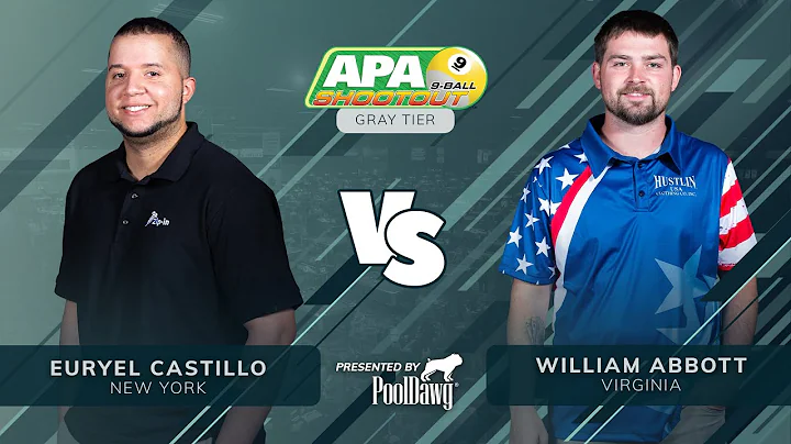 Euryel Castillo VS William Abbott - 2022 APA 9-Bal...