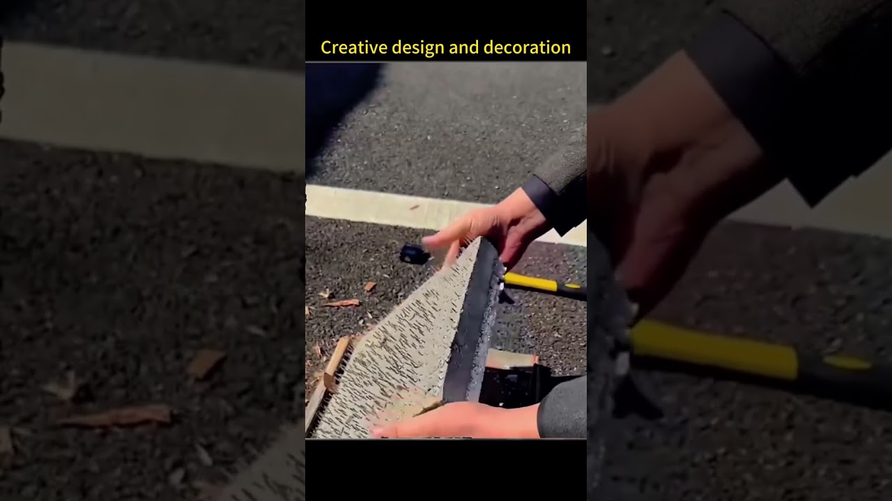 Transparent cement concrete!Creative design and decoration