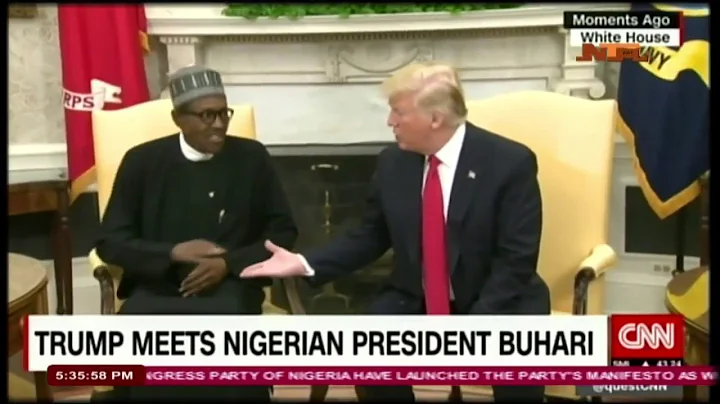 Buhari Meets President Donald Trump at Whitehouse