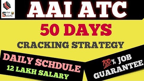 🔥🔥 50 DAYS AAI ATC EXAM STUDY PLAN & STRATEGY IN TAMIL | AAI ATC EXAM PREPARATION/ ONLINE CLASSES