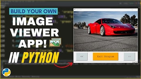 Image Viewer app using Python and Tkinter | Python Tkinter GUI Tutorial | Python Image Viewer App