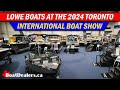 Lowe boats at the 2024 toronto international boat show