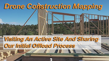 Drone Mapping Construction Project - Walk Through My Drone Mapping Offload & Setup Process