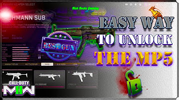 How to UNLOCK the MP5 in MODERN WARFARE 2!! (Lachmann Sub) Fastest Method!!