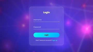 Frosted Glass Login using HTML CSS _ ROYAL TUTORIALS