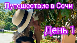 Дорога на поезде / прибытие / поход к морюшку / район Светлана / сочинская вафля / покормили рыбок