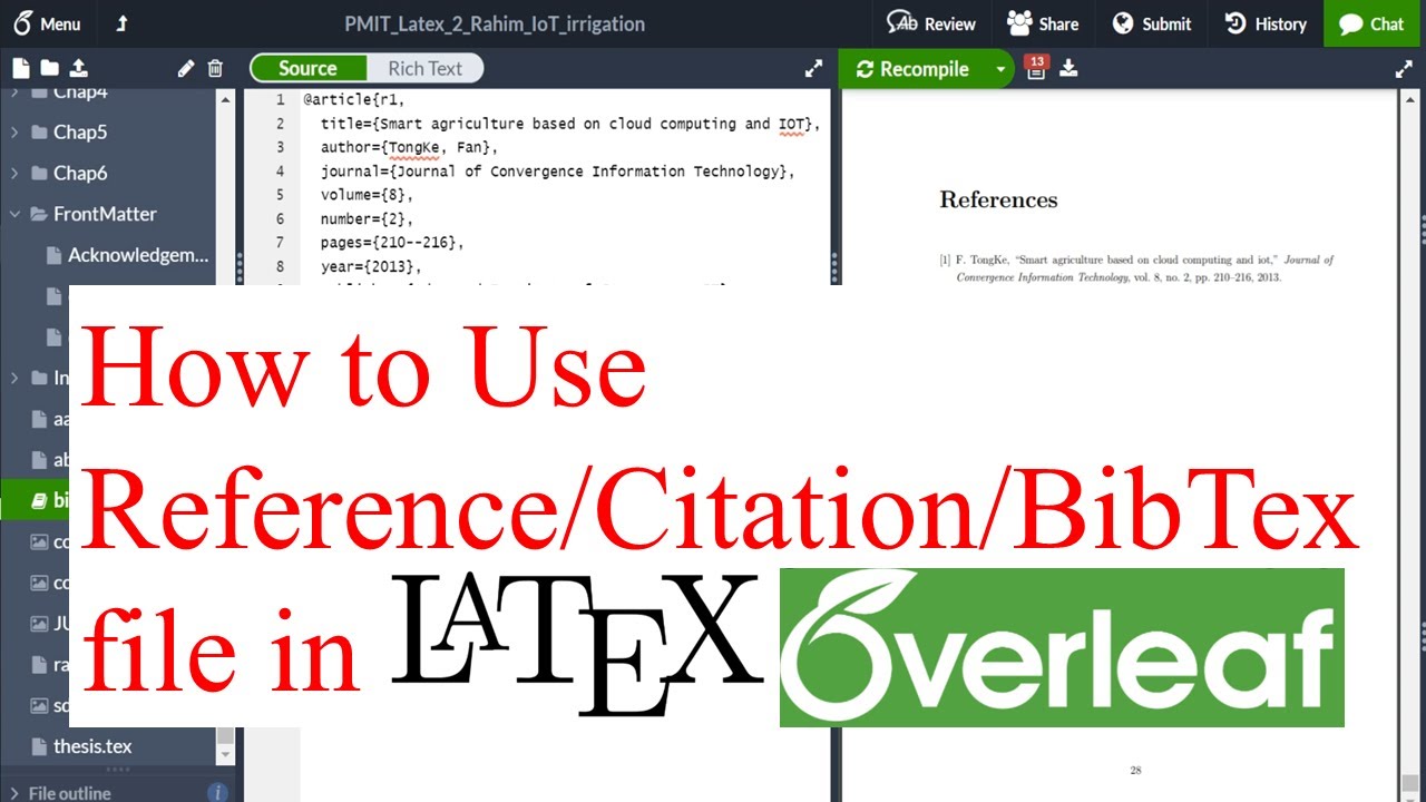 how to cite a thesis latex