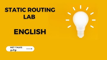 STATIC ROUTING LAB in  ENGLISH