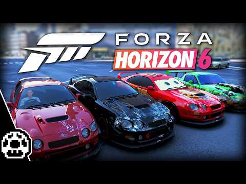 Buben düsen in Forza durch Japan.