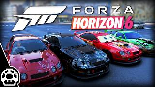 Buben düsen in Forza durch Japan.