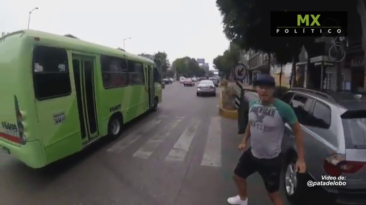 Denuncia ciclista agresión de automovilista en Avenida Revolución - YouTube