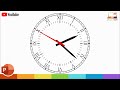 Create a real clock using microsoft powerpoint  powerpoint clock animation bengali  tutorial