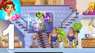 Gym Mania: Time Management - Walkthrough Gameplay part 1(iOS,Android) screenshot 1