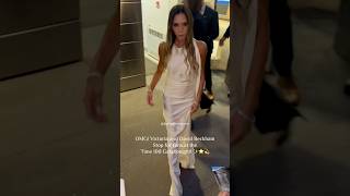 Victoria and David Beckham at stop for fans  at 2026 Time 100 Gala #victoriabeckham #fashion #nyc