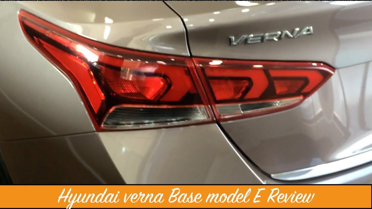 Hyundai Verna 2017 E Base Model Full Review