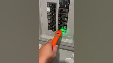 Using a Klein circuit finder to locate the circuits breaker in my electrical panel