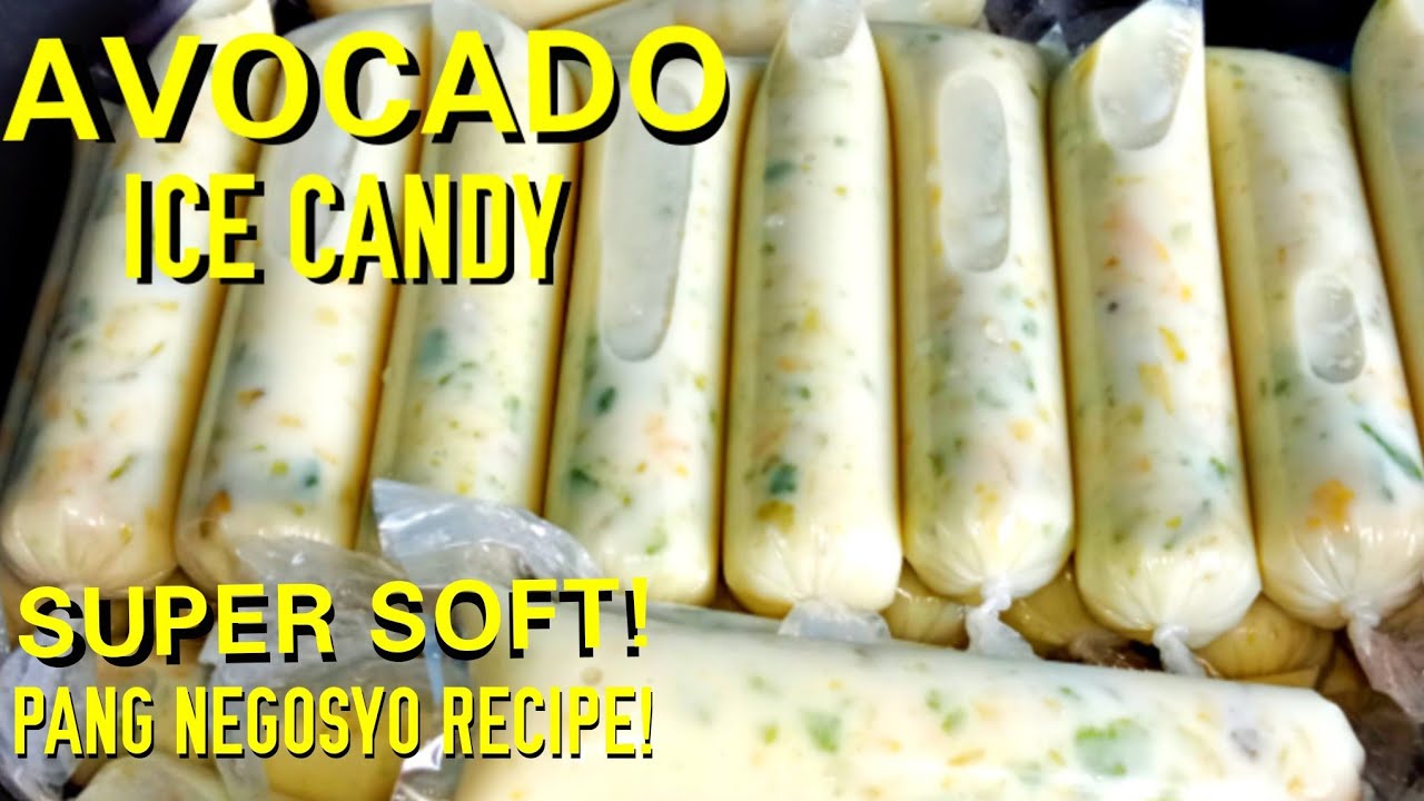 AVOCADO ICE CANDY PANG NEGOSYO RECIPE YouTube
