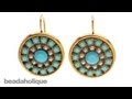 How to Make the Desi Rhinestone Cup Chain Vintage Style Earrings