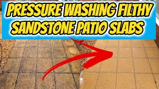 Reviving A Neglected Sandstone Patio by Bournemouth Jet Washing 2,761 views 2 months ago 4 minutes, 25 seconds