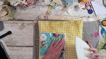 Sunday Slow-Stitching with Rita #thejustbecausequilt Sewing Blocks Together