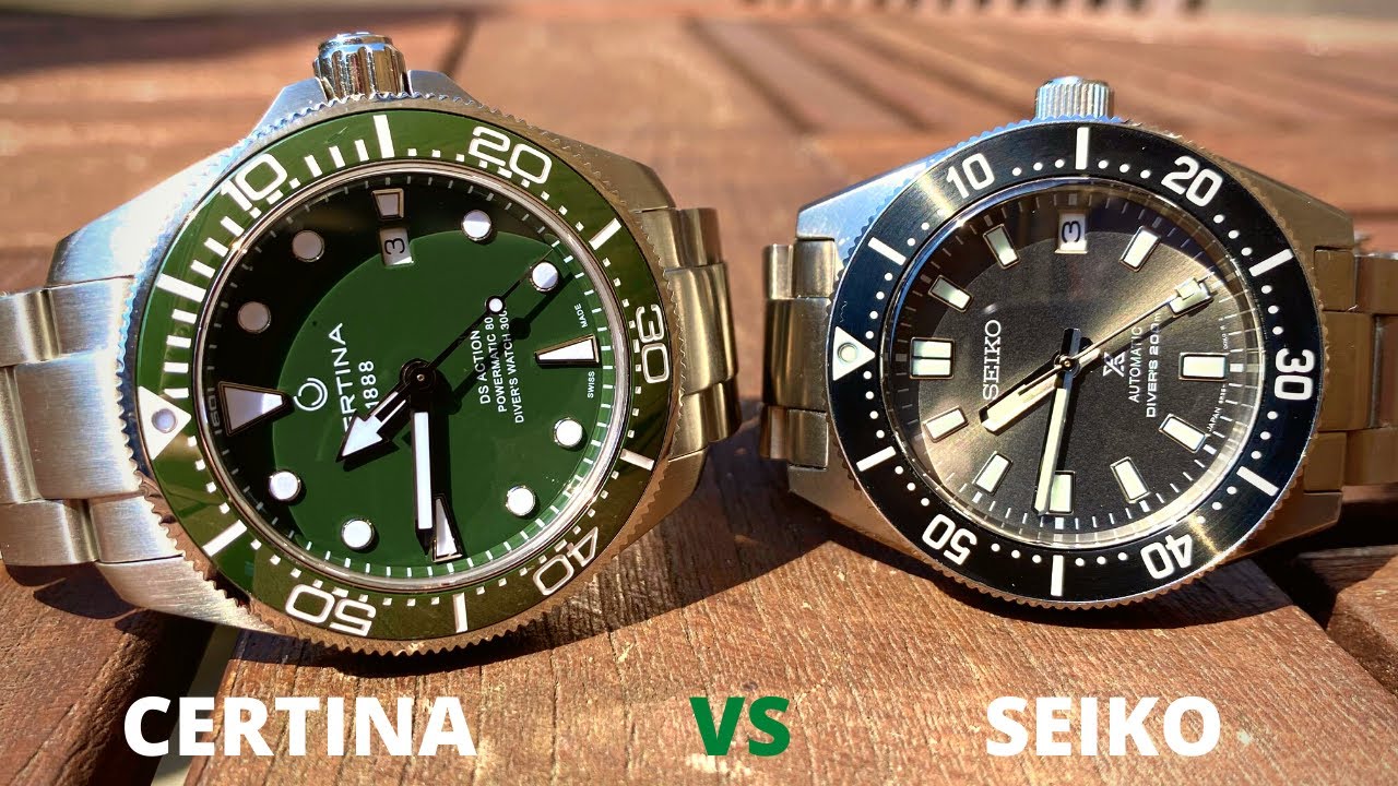 Descubrir 67+ imagen certina vs seiko