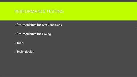 Performance testing part 05 - LoadRunner Tutorial Video 5 of 15