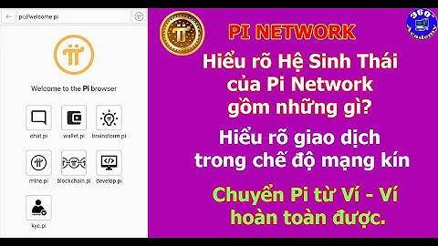 Pi Network: Thay đổi cách hiểu về HỆ SINH THÁI của Pi Network - Chuyển Pi từ Ví - Ví hoàn toàn được