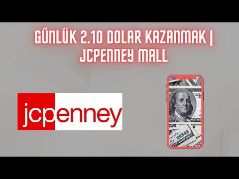 Günlük 2.10 Dolar Kazanmak | Jcpenney Mall ile Para Kazan | İnternetten Para Kazanmak 2023