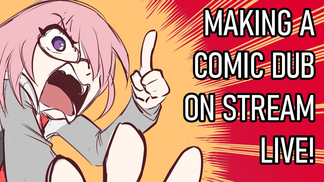 We Made a Comic Dub LIVE On Stream! (The Comic Jam FT @colorbrews ...
