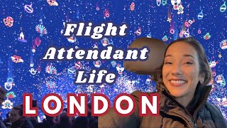 Flight Attendant Life in London | Layover Vlog