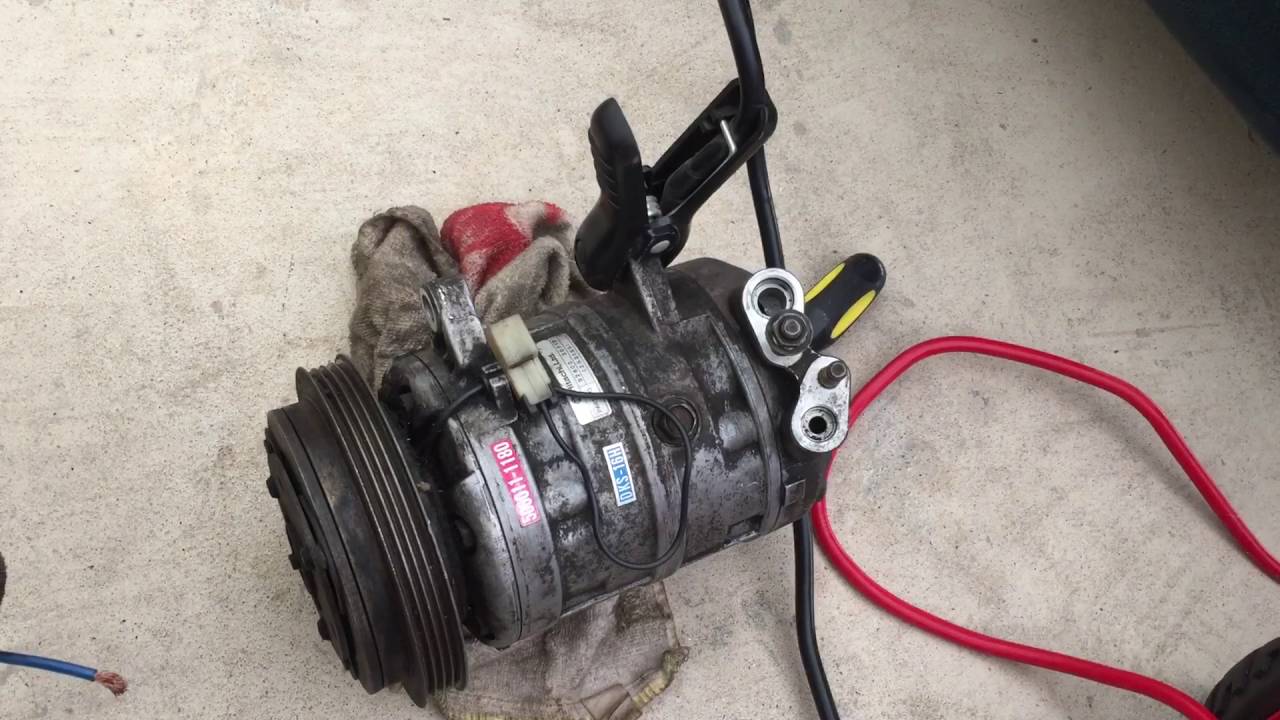 300ZX A/C Compressor Clutch Test YouTube
