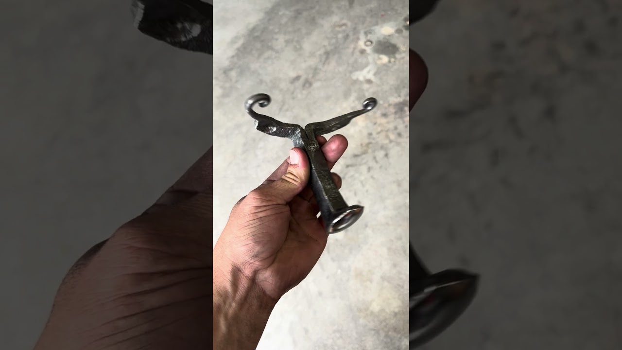 Awesome Rail Road spike coat hanger I made. Turned out great 🤙🤙 