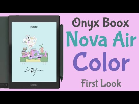Boox Nova Air C - First Look &amp; Official Unboxing