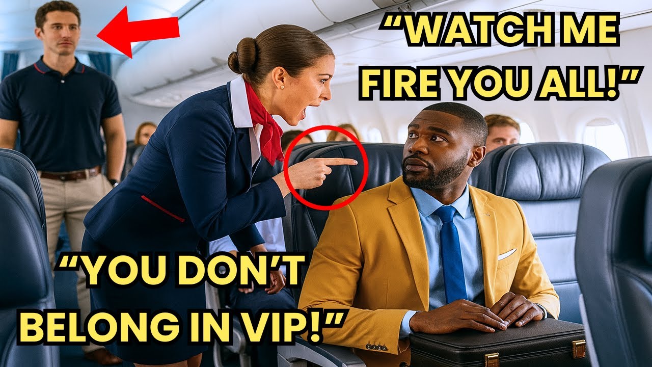 Black CEO Removed from VIP Seat for White Passenger — 30 Minutes Later, The Entire Crew Gets Fired