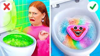 GEWELDIGE TOILETGADGETS || Beste badkamerhacks en ideeën! Handige ouderschapstips van 123 GO!