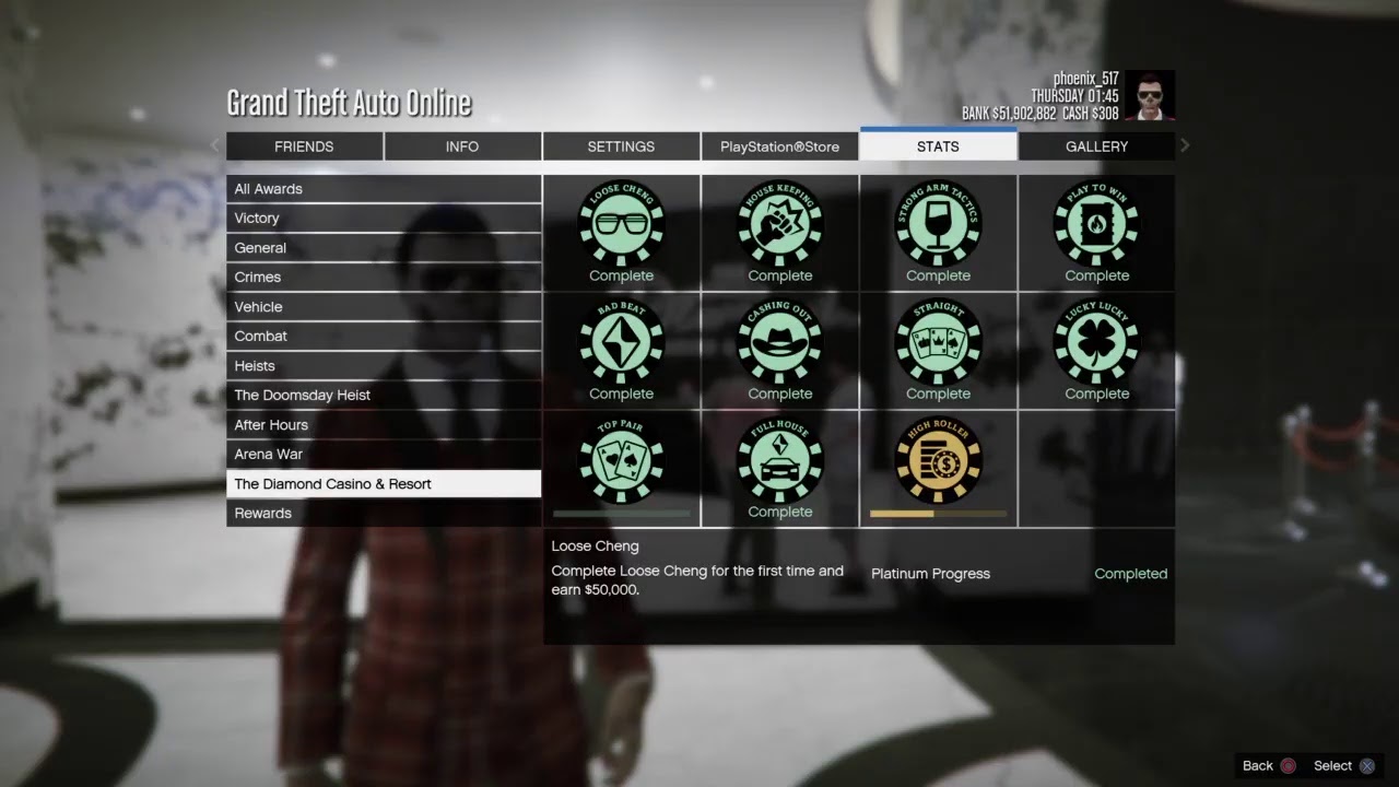 GTA Online High Roller Outfit (All 54 Cards) YouTube