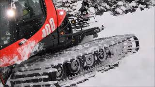 : Pistenbully 400 Extrem im Einsatz #schnee #pistenbully #schneepflug #h"uttegglift