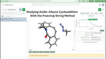 Studying Azide–Alkyne Cycloaddition With the Freezing-String Method