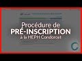 Procdure de prinscription  la heph condorcet  soustitr