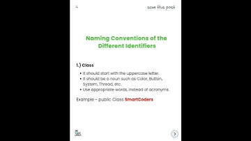 #22 Core Java - Naming Convention