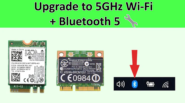 How to Upgrade Your Laptop Wi-Fi to 5GHz + Bluetooth 5.0 (Combo Adapter Install)