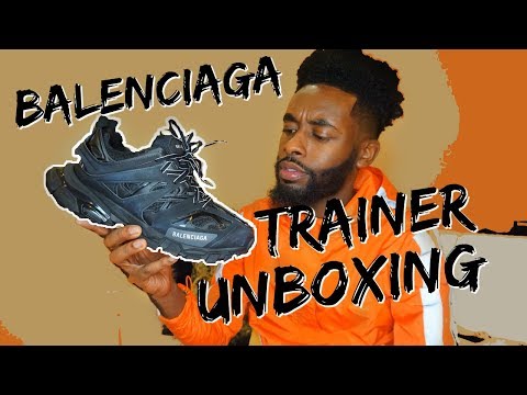 Balenciaga Track Nylon Mesh And Rubber Sneakers, $727