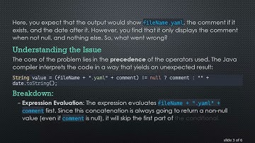 How to Fix String Concatenation Issues in Java with Conditional Operators