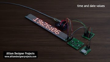 Arduino MAX7219 Parola Library and DS3231 Clock Project