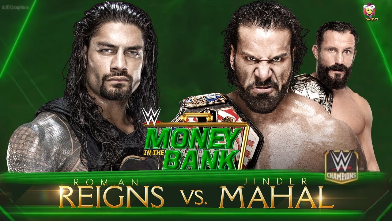 como hacer el match card de money in the bank 2018 v2 by JEGraphics ...