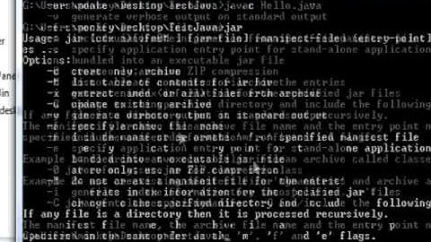 How to create Java executables/jar file