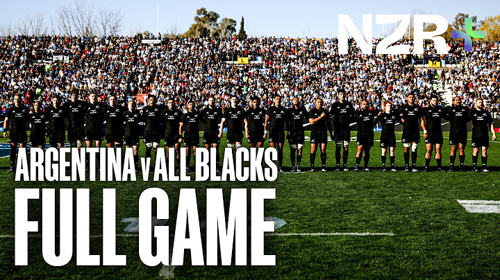 FULL GAME: Argentina v All Blacks (2023 - Mendoza)