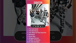 Sabaton MIX Best Songs shorts ~ 2000s Music ~ Top Rock, Power Metal, Pop, Heavy Metal Music